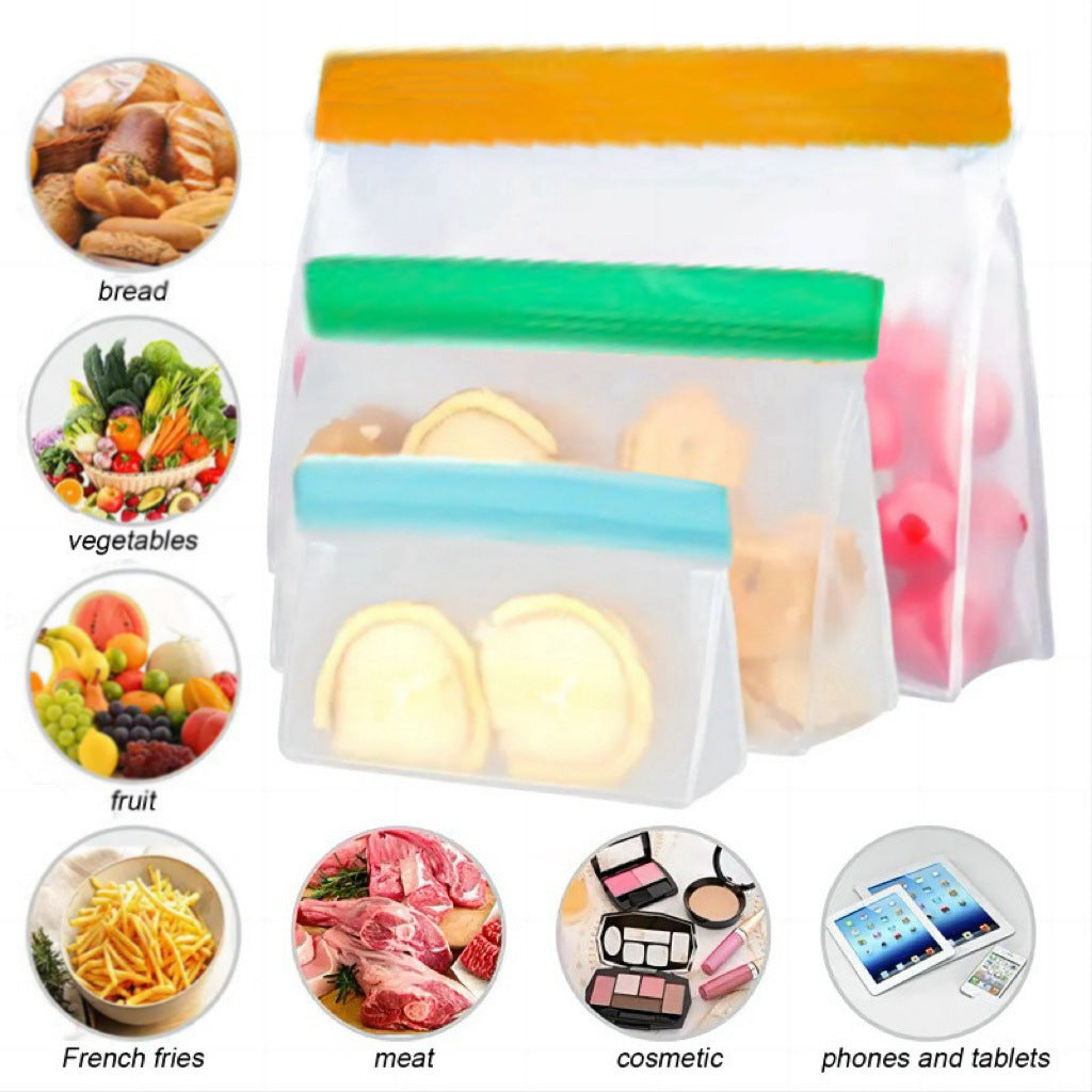 PEVA Refrigerator Split Storage Grocery Bag