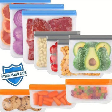 PEVA Refrigerator Split Storage Grocery Bag