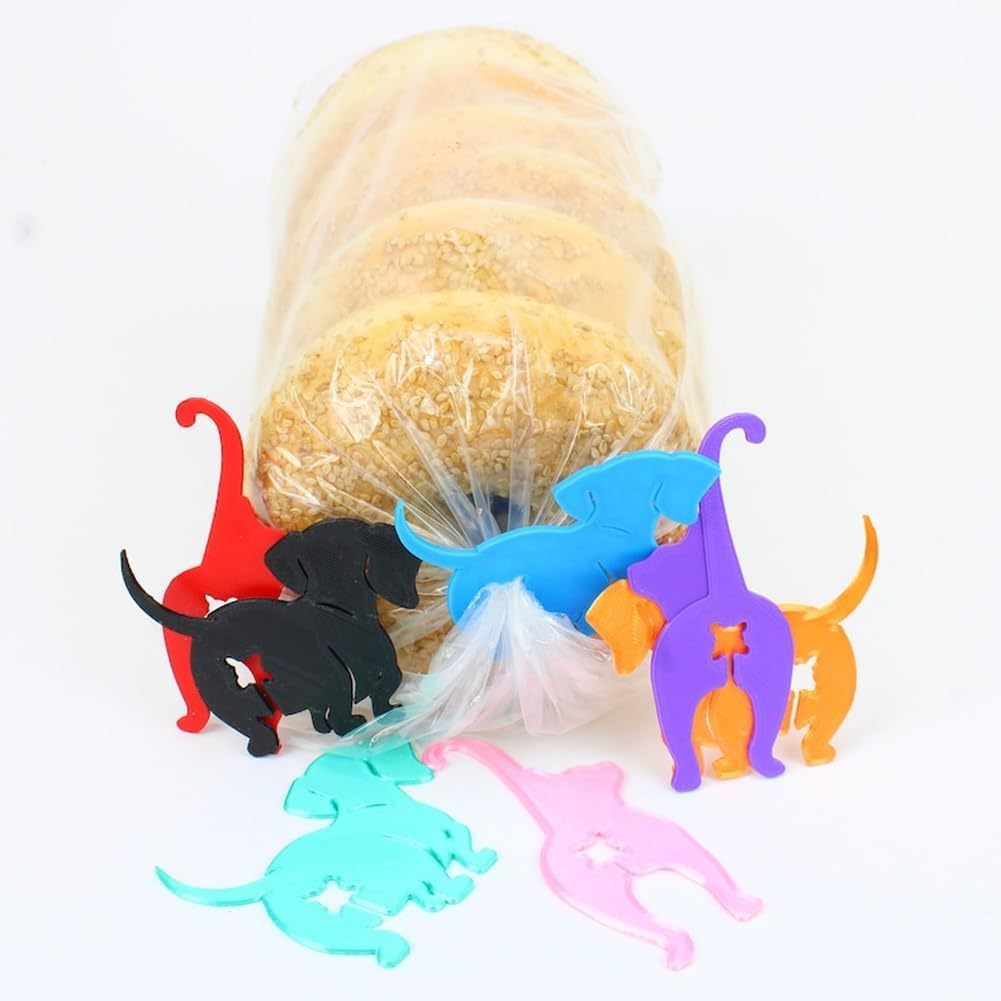 Dog Cat Grocery Bag Bread Clip