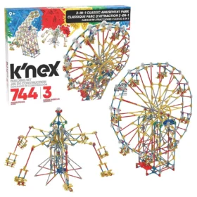 K'NEX Thrill Rides 3-in-1 Classic Amusement Park Building Set